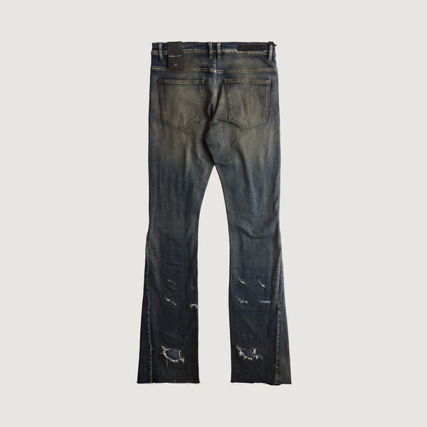 Embellish Rolla Flare Denim (Abyss Wash)