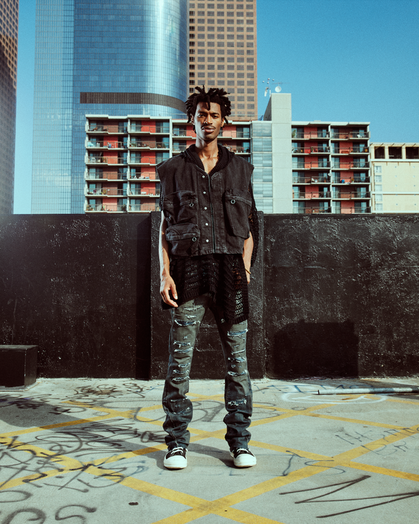 Embellish Rolla Flare Denim (Abyss Wash)