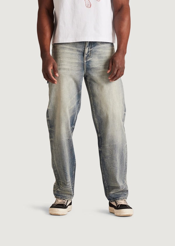 Embellish Spencer Slim Straight Denim (Acid Bleach)