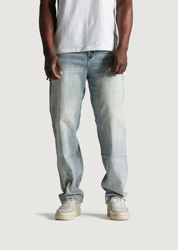 Embellish Spencer Straight Denim (Light Wash)
