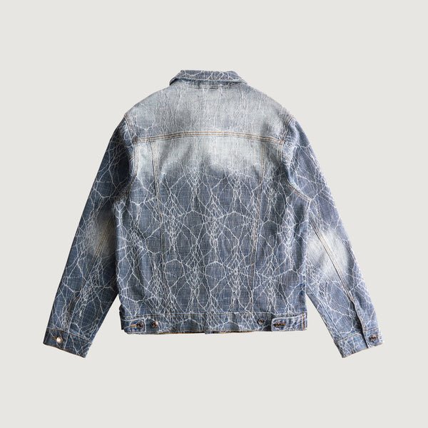 Embellish Spider Denim Jacket
