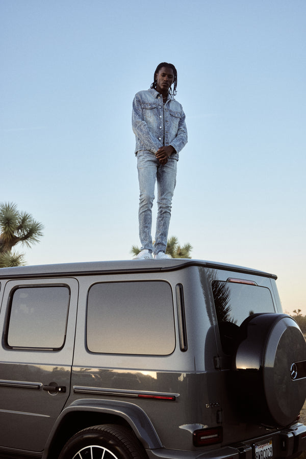 Embellish Spider Denim Jacket