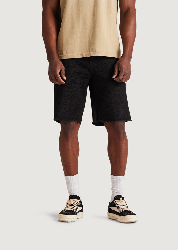 Embellish Spider Denim Short