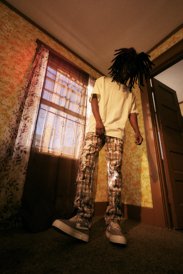 Embellish Spiegel Boro Denim (White/Black/Red)