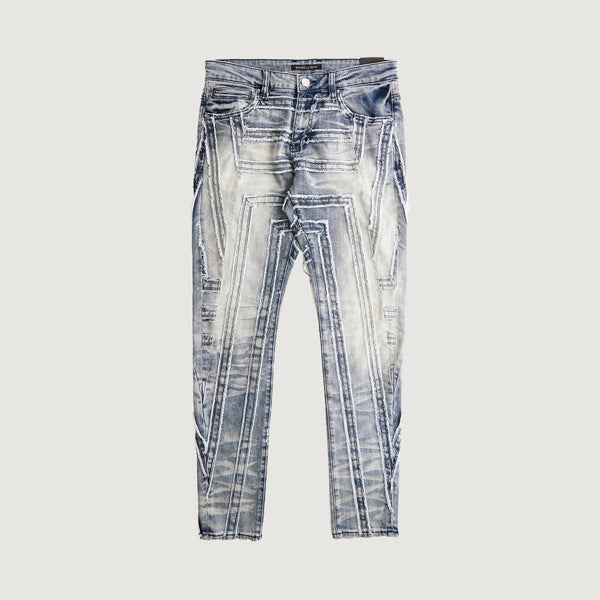 embellish Temple Skinny Denim (Cloud Wash)