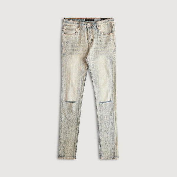 embellish Viper Skinny Denim BLCHSAND