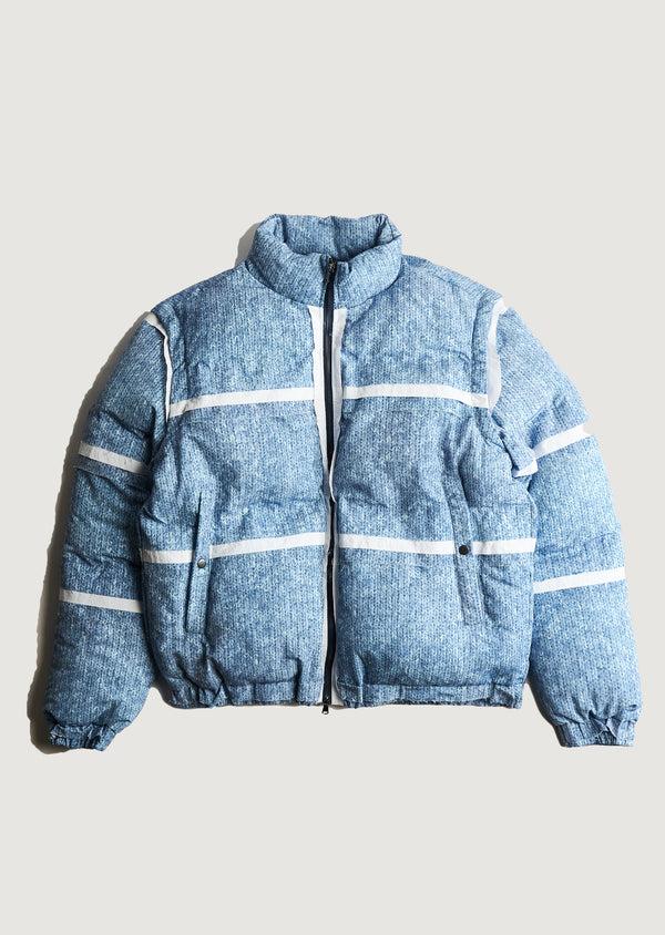 embellish Zero Puffer Jacket (Blue)