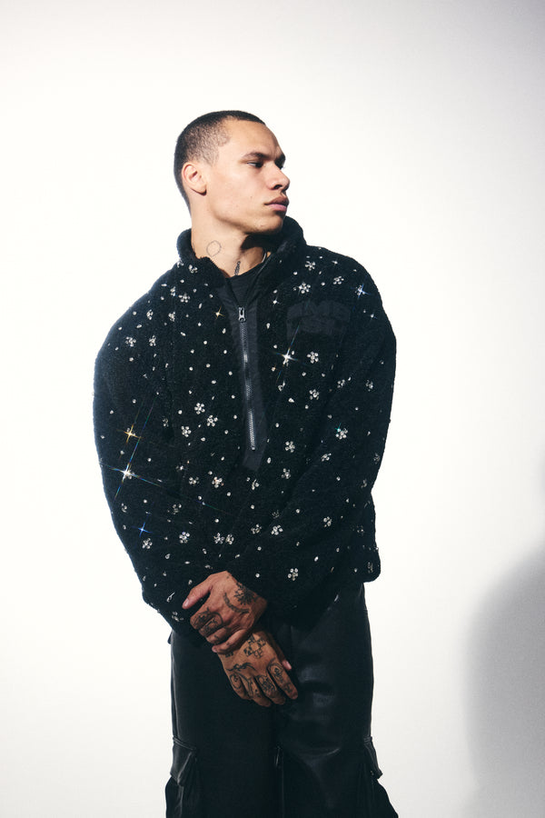 Embellish Zurich Sherpa Jacket (Black)