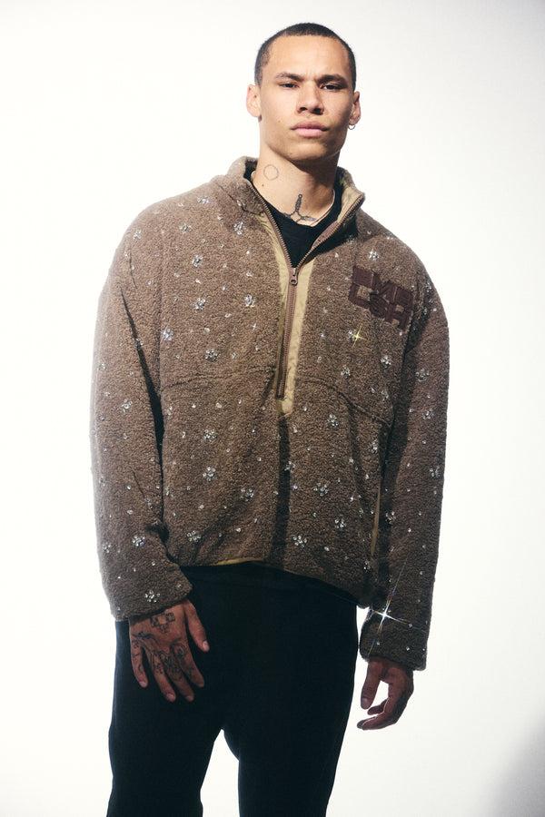Embellish Zurich Sherpa Jacket (Camel)