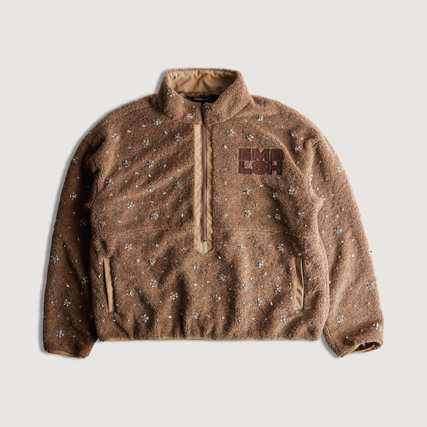 embellish Zurich Sherpa Jacket (Camel)