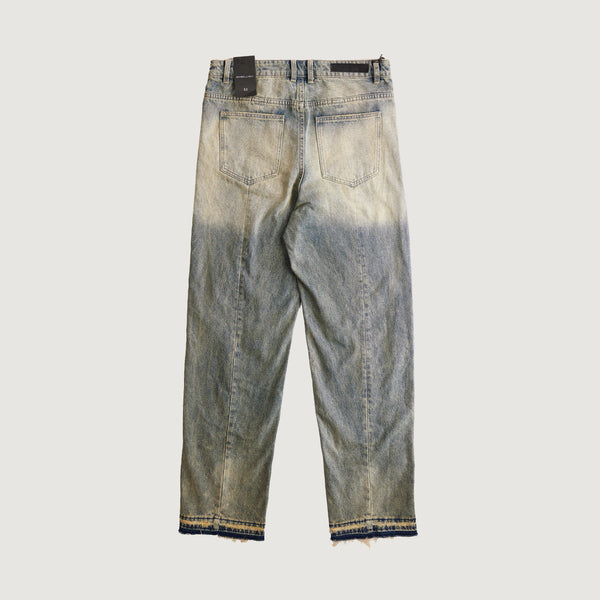 Embellish Hart Distressed Straight Denim (Vintage Acid)