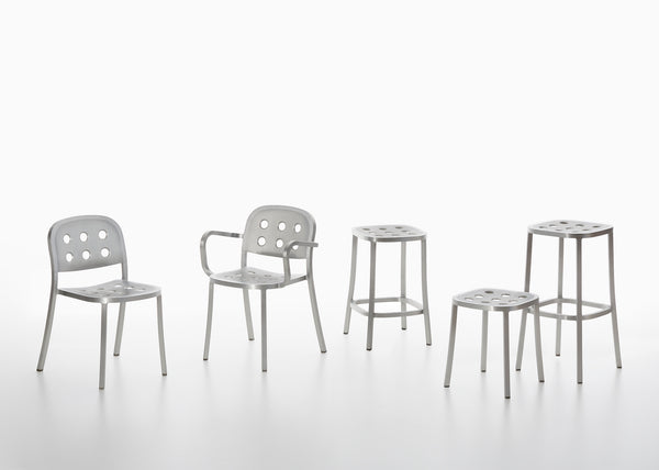 Emeco 1 Inch® All Aluminum Stool By Jasper Morrison