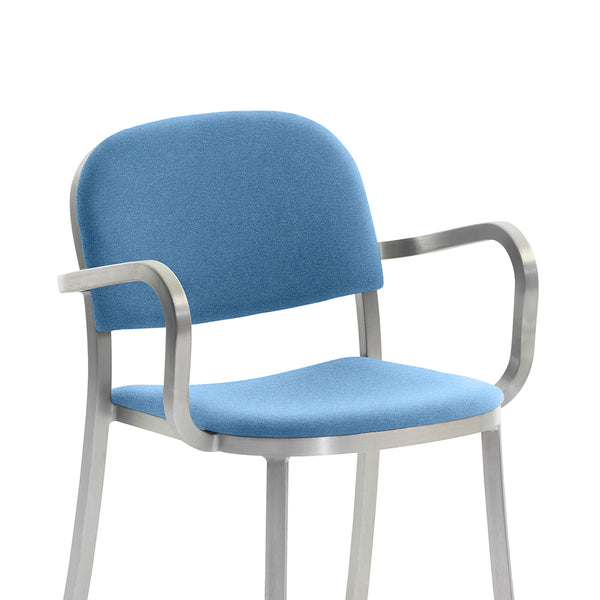 Emeco 1 Inch® Armchair Upholstered Seat By Jasper Morrison
