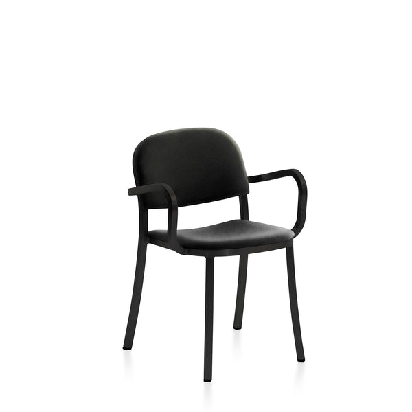 emeco 1 Inch® armchair upholstered seat by Jasper Morrison
