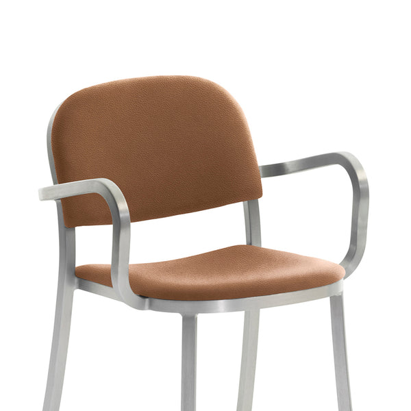 Emeco 1 Inch® Armchair Upholstered Seat By Jasper Morrison