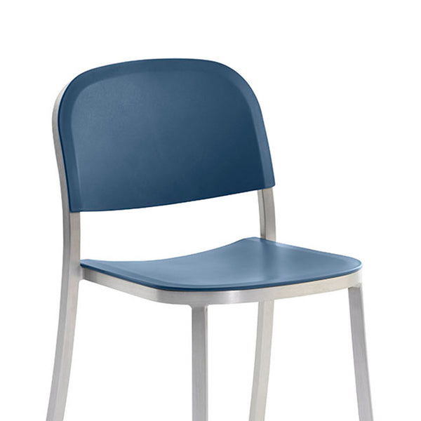 Emeco 1 Inch® Side Chair Recycled Plastic Seat By Jasper Morrison