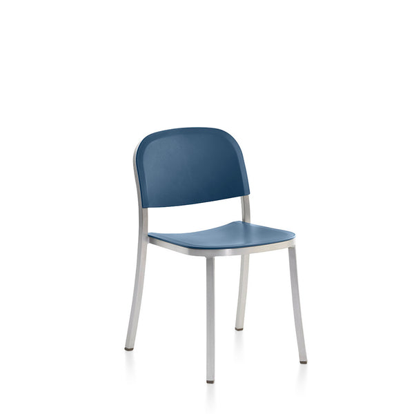 emeco 1 Inch® side chair recycled plastic seat by Jasper Morrison