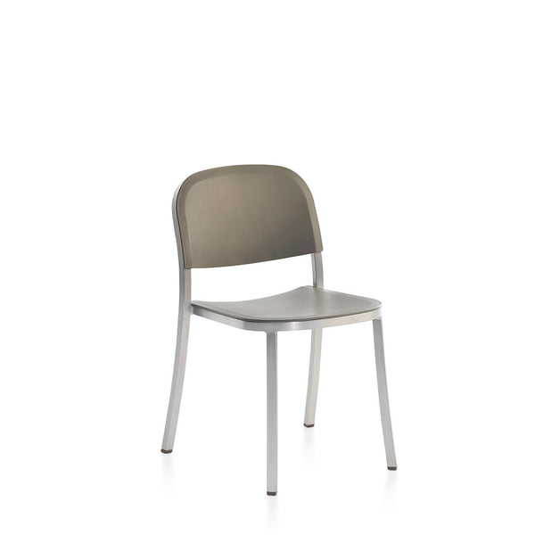 emeco 1 Inch® side chair recycled plastic seat by Jasper Morrison