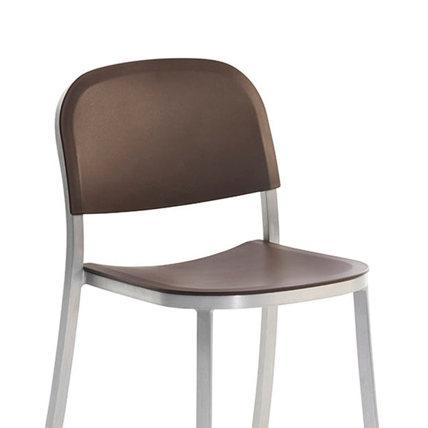 Emeco 1 Inch® Side Chair Recycled Plastic Seat By Jasper Morrison