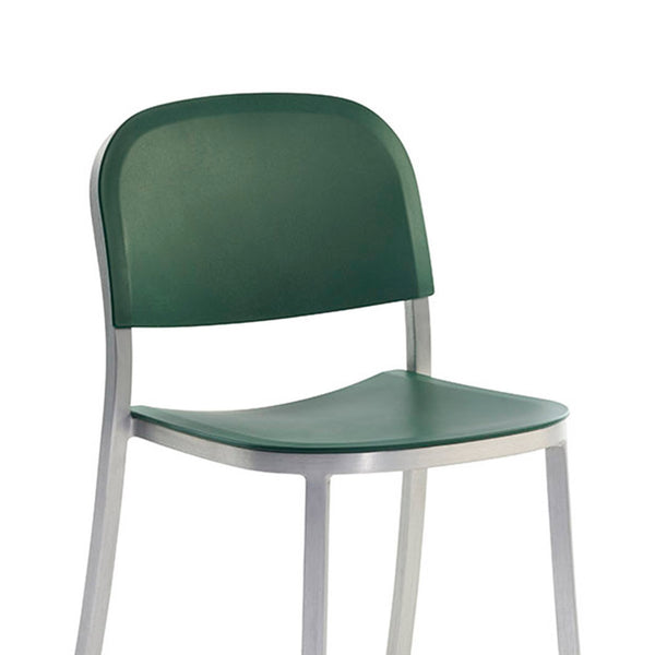 Emeco 1 Inch® Side Chair Recycled Plastic Seat By Jasper Morrison