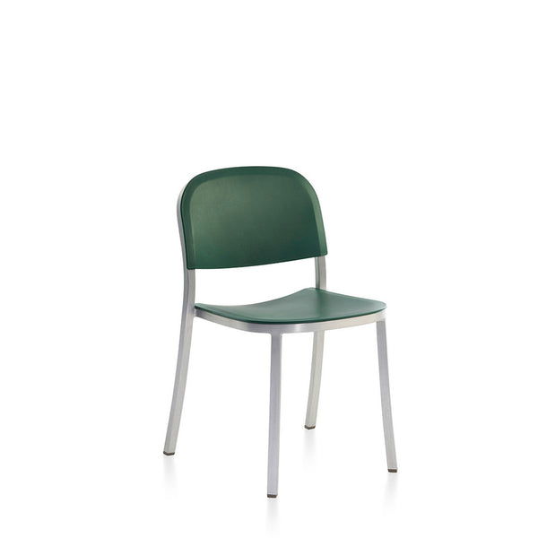 emeco 1 Inch® side chair recycled plastic seat by Jasper Morrison