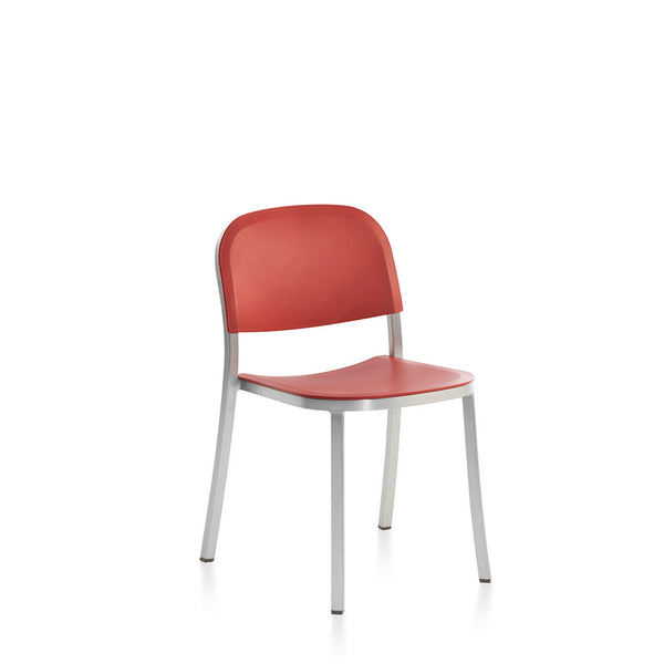 emeco 1 Inch® side chair recycled plastic seat by Jasper Morrison
