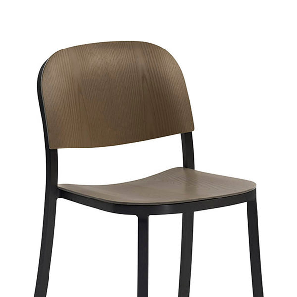 Emeco 1 Inch® Side Chair Wood Seat By Jasper Morrison