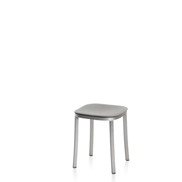 Emeco 1 Inch® Small Stool Recycled Plastic Seat By Jasper Morrison