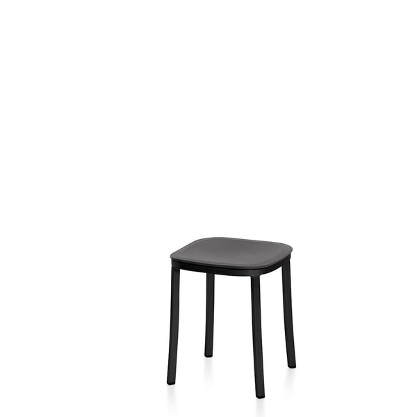 emeco 1 Inch® small stool recycled plastic seat by Jasper Morrison