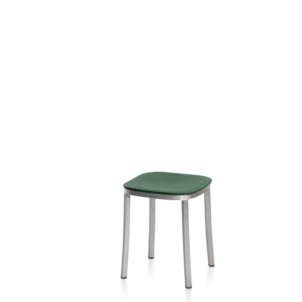 Emeco 1 Inch® Small Stool Recycled Plastic Seat By Jasper Morrison