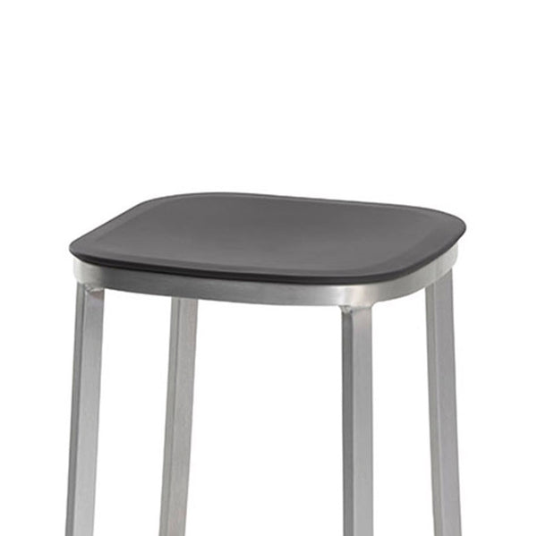 Emeco 1 Inch® Stool Recycled Plastic Seat By Jasper Morrison