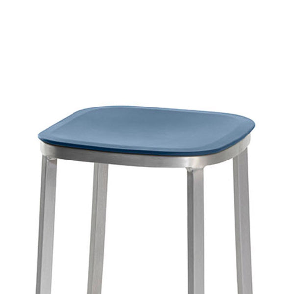 Emeco 1 Inch® Stool Recycled Plastic Seat By Jasper Morrison