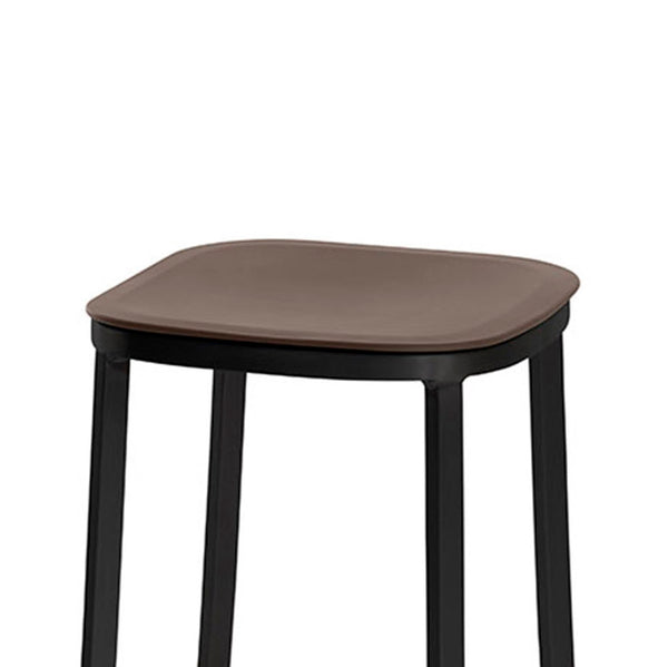 Emeco 1 Inch® Stool Recycled Plastic Seat By Jasper Morrison