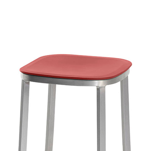 Emeco 1 Inch® Stool Recycled Plastic Seat By Jasper Morrison