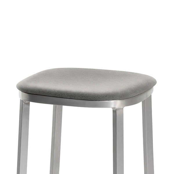 Emeco 1 Inch® Stool Upholstered Seat By Jasper Morrison