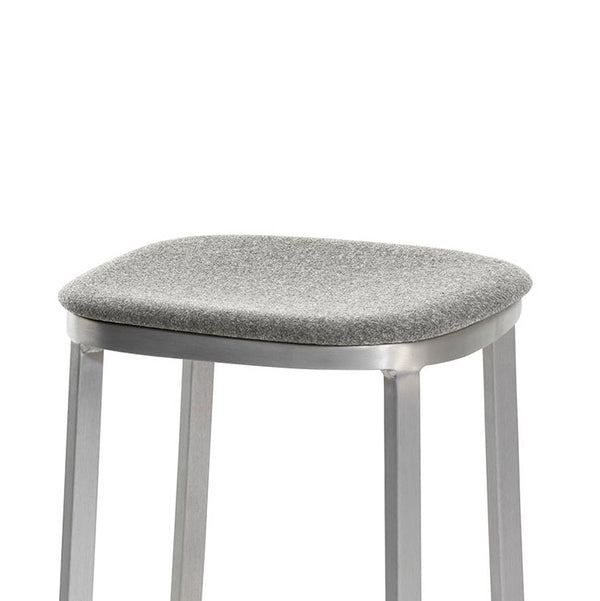 Emeco 1 Inch® Stool Upholstered Seat By Jasper Morrison