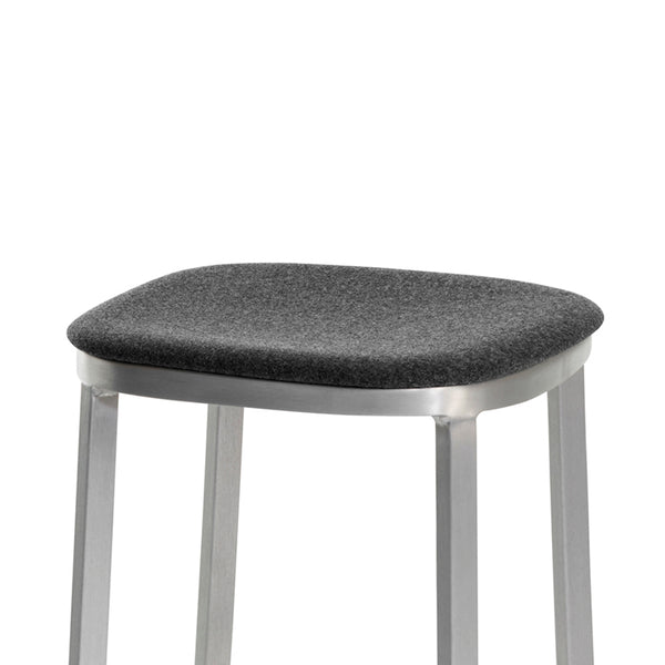 Emeco 1 Inch® Stool Upholstered Seat By Jasper Morrison