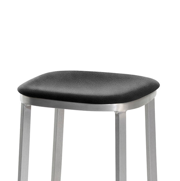 Emeco 1 Inch® Stool Upholstered Seat By Jasper Morrison