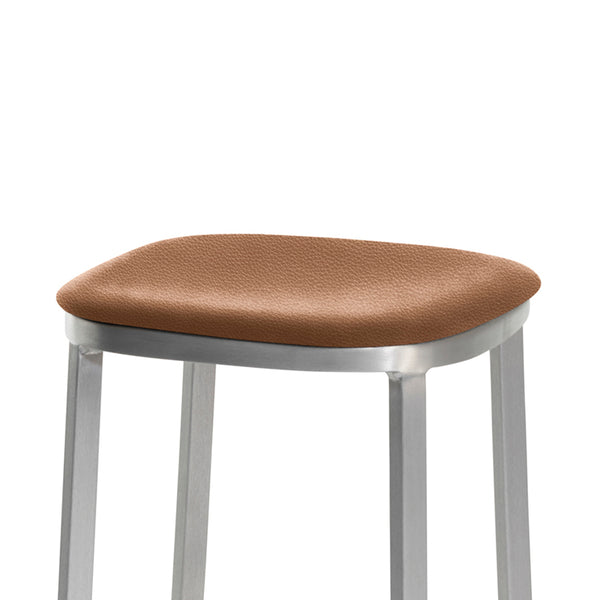 Emeco 1 Inch® Stool Upholstered Seat By Jasper Morrison