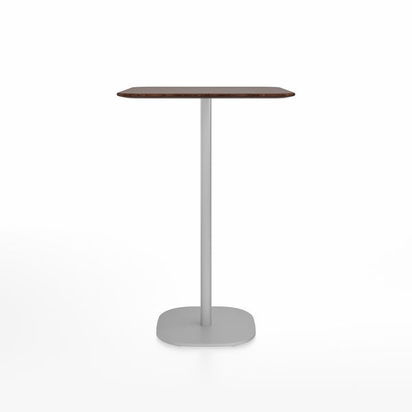 emeco 2 Inch Flat base bar table square by Jasper Morrison
