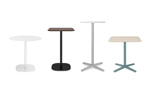 Emeco 2 Inch Flat Base Counter Table Round By Jasper Morrison