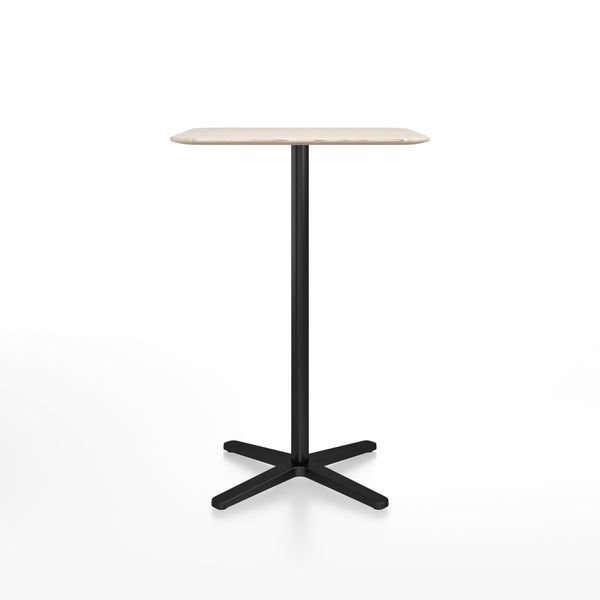 Emeco 2 Inch X Base Bar Table Square By Jasper Morrison