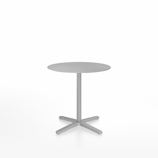 Emeco 2 Inch X Base Café Table Round By Jasper Morrison