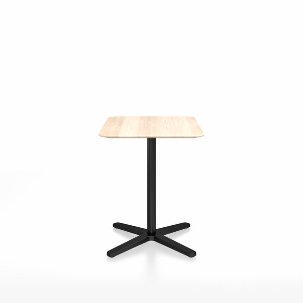 emeco 2 Inch X base café table square by Jasper Morrison
