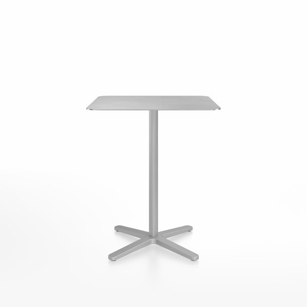 emeco 2 Inch X base counter table square by Jasper Morrison