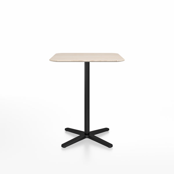 emeco 2 Inch X base counter table square by Jasper Morrison