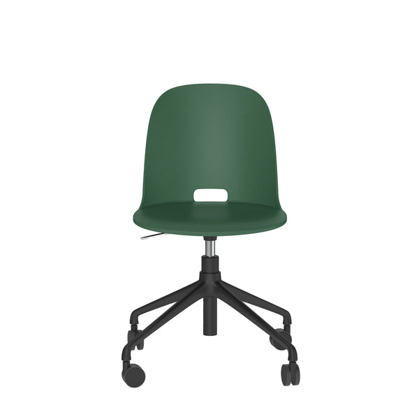 Emeco Alfi® Work Swivel Chair With Casters By Jasper Morrison