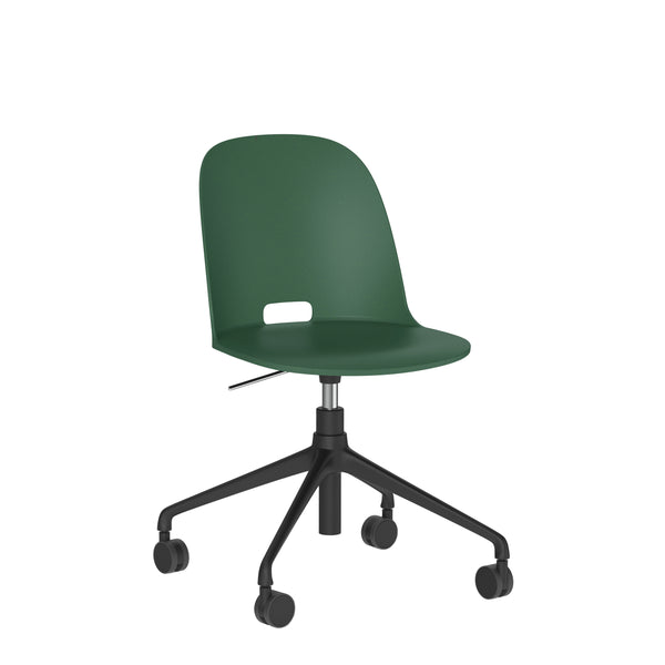 Emeco Alfi® Work Swivel Chair With Casters By Jasper Morrison