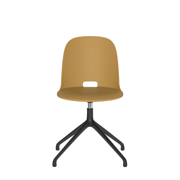 Emeco Alfi® Work Swivel Chair With Glides By Jasper Morrison