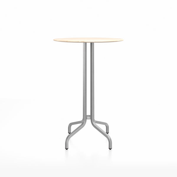 emeco 1 Inch® bar table round by Jasper Morrison